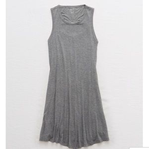 Open back tank dress